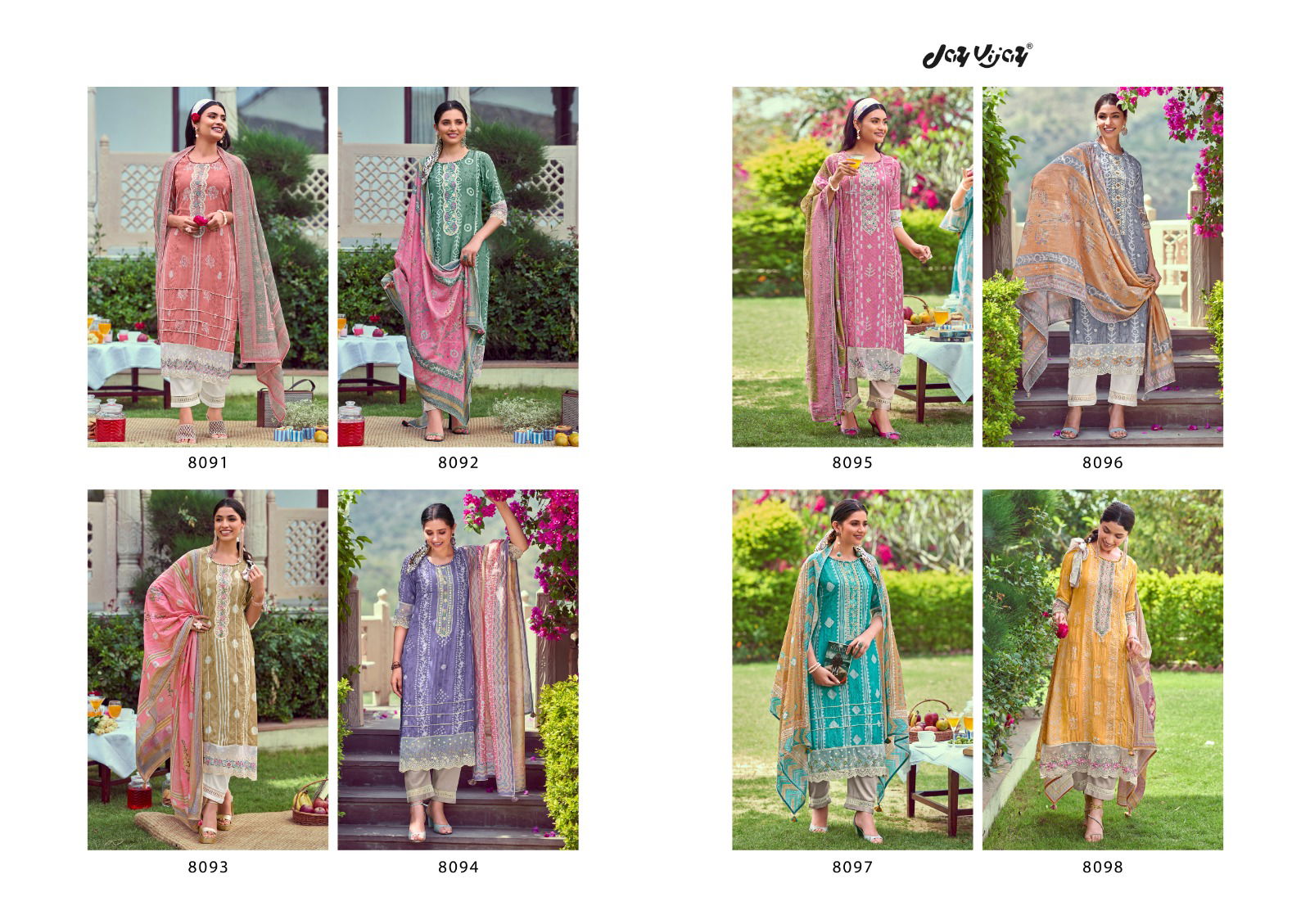 New And Now Vol 9 By Jay Vijay Designer Salwar Suits Catalog